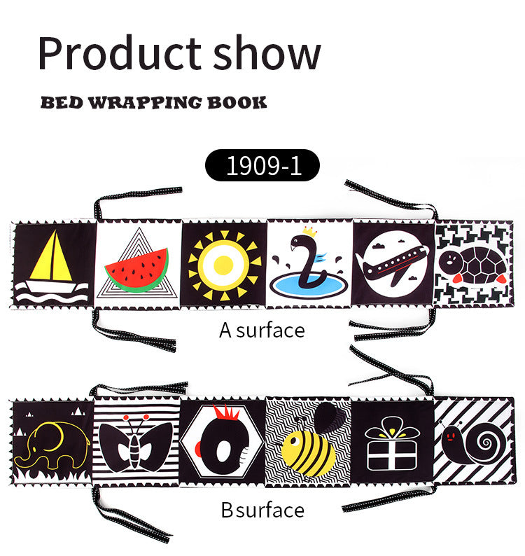 Infant Early Education Educational Toys Double Sided Cloth Book