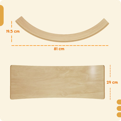 Wobble Board With Silent Felt For Sensory Play