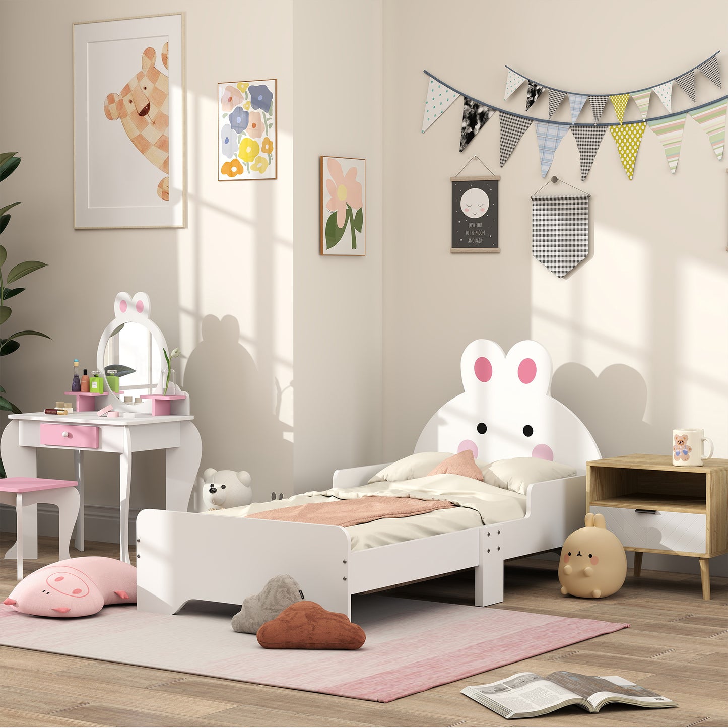 Rabbit-Design Toddler Bed