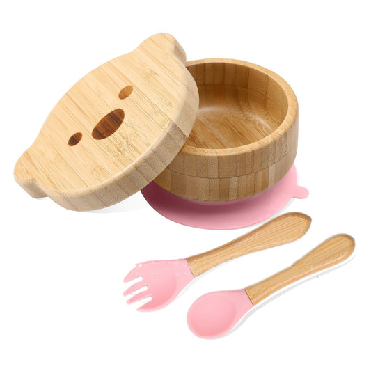 Baby Bamboo Feeding Bowl Set