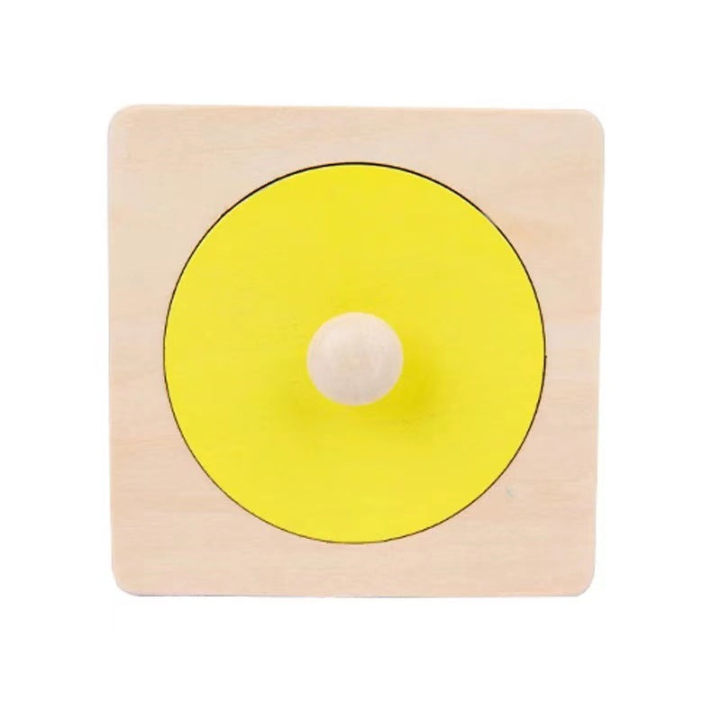 Montessori Teaching Aid Geometric Panel Intelligence Puzzle