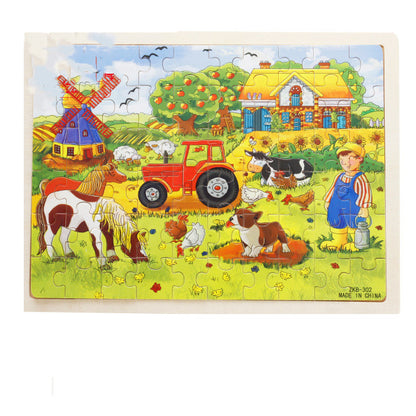 Wooden Early Education Puzzle Set