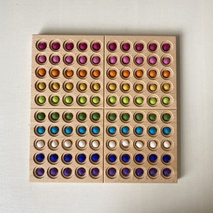 Montessori Teaching Aids Mathematics Enlightenment English Hundred Board