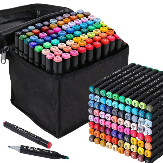 80 Colors Farbe Acrylstifte Markers Set Permanent Dual Tip Pen For DlY Graffiti Sketch Art Supplies Drawing Craft