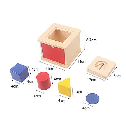 Montessori Imbucare Box with Interchangeable Lid