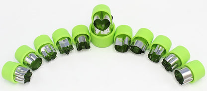 Vegetable Fruit Flowers Cartoon Cutter Mold Cake Cookie Biscuit Cutting Shape Tools