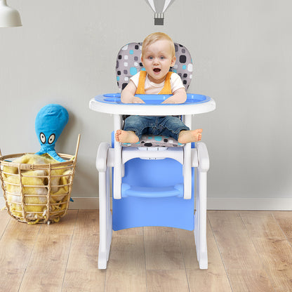 2-in-1 Convertible Baby High Chair
