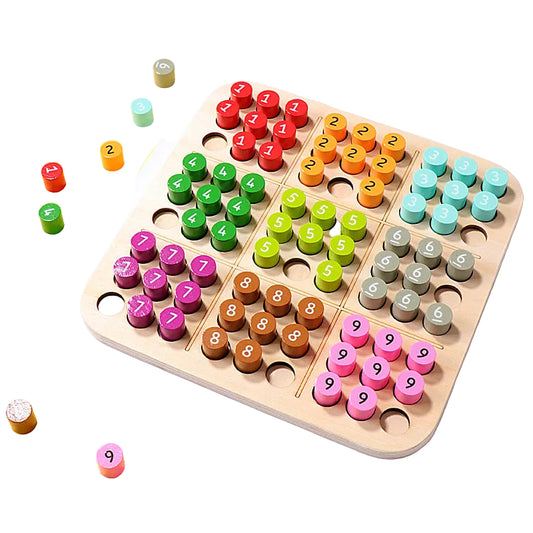 Rainbow Sudoku Wooden Educational Toy
