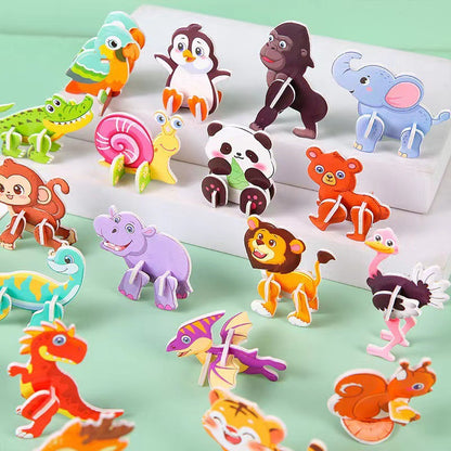 3D Animal Puzzle DIY Toy