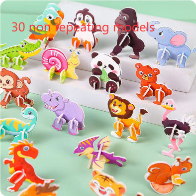 3D Animal Puzzle DIY Toy