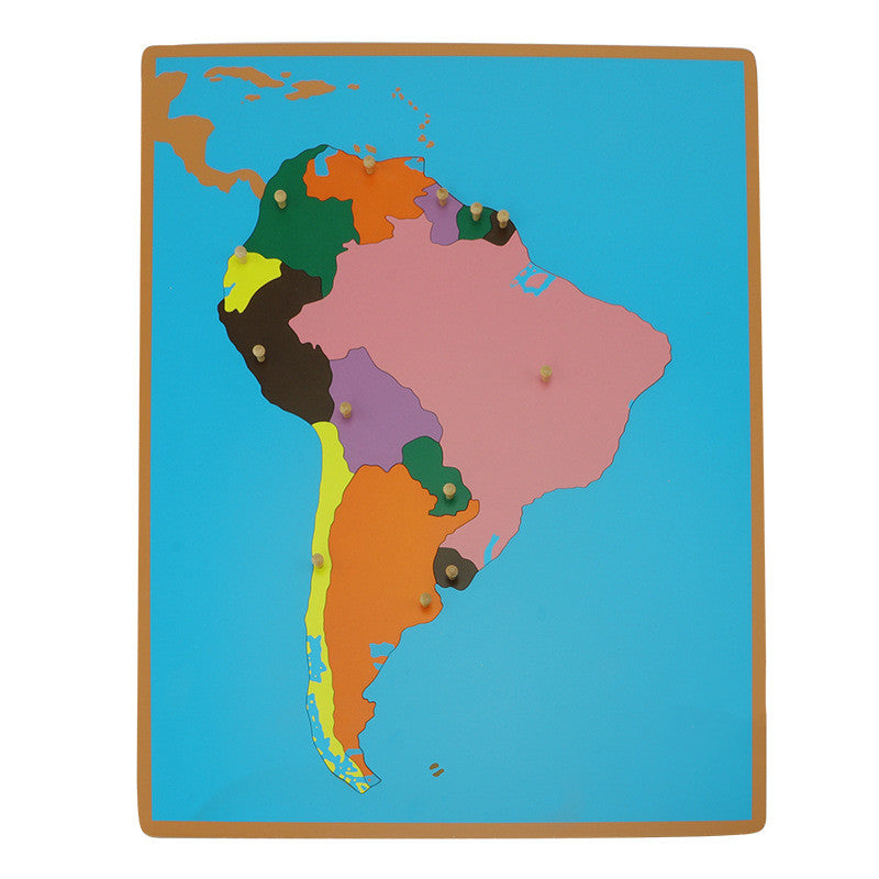 Montessori Science And Culture World Map Panel Toy