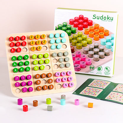 Rainbow Sudoku Wooden Educational Toy