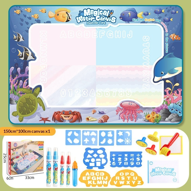 Large Reusable Water Canvas Drawing Mat