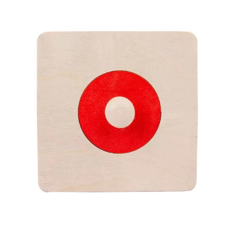 Montessori Teaching Aid Geometric Panel Intelligence Puzzle