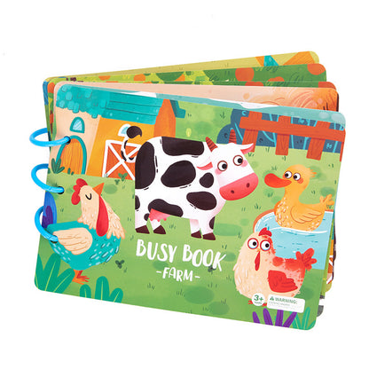 Animal Sticker Book for Early Education