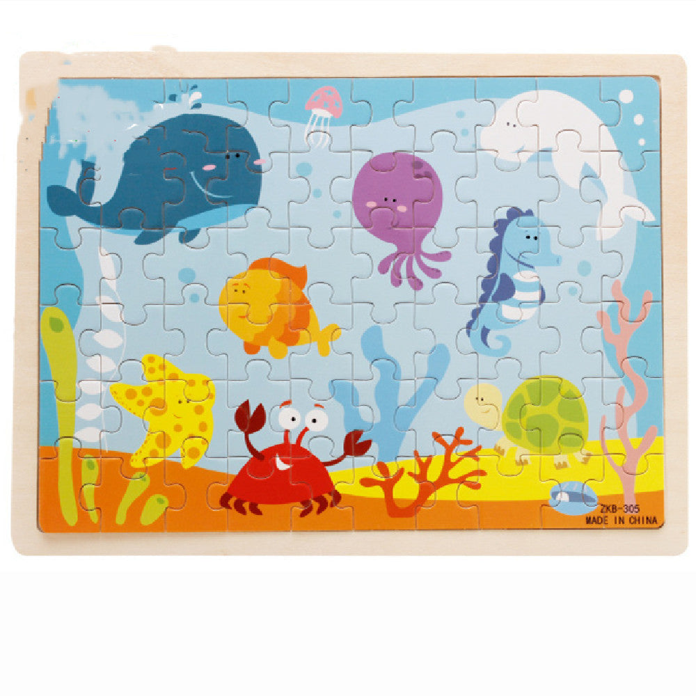 Wooden Early Education Puzzle Set