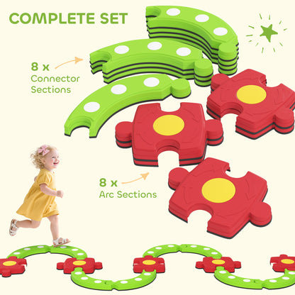 13 PCS Kids Balance Beam Stepping Stones Set