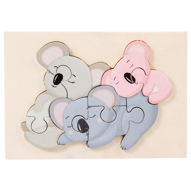 Three-Dimensional Puzzle Blocks Toys