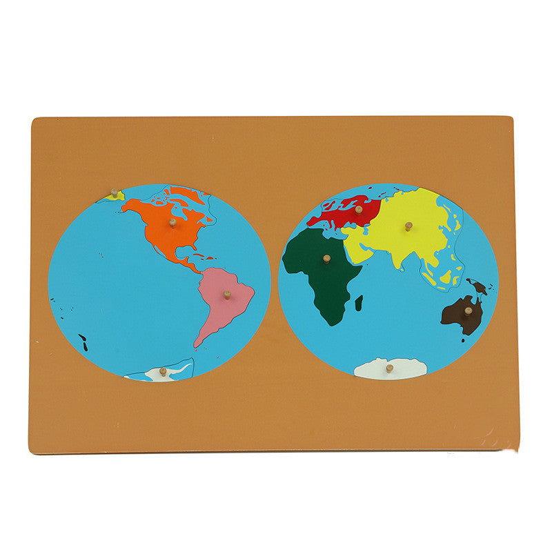 Montessori Science And Culture World Map Panel Toy