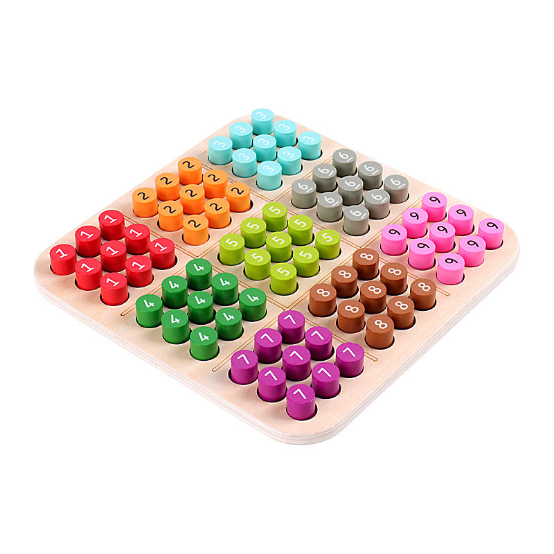 Rainbow Sudoku Wooden Educational Toy
