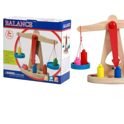 Balance Scale Wooden Toy