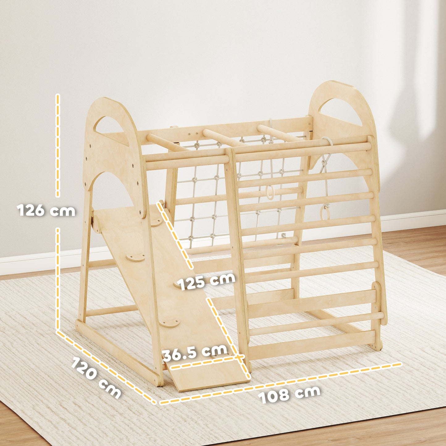 6 In 1 Kids Climbing Frame