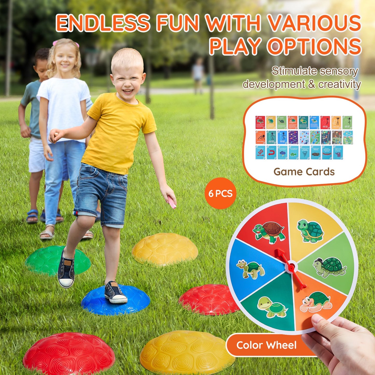 Kids Balance Stepping Stones 6 PCS