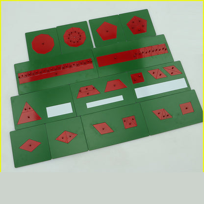 Sensory Teaching Iron Geometric Panel Montessori