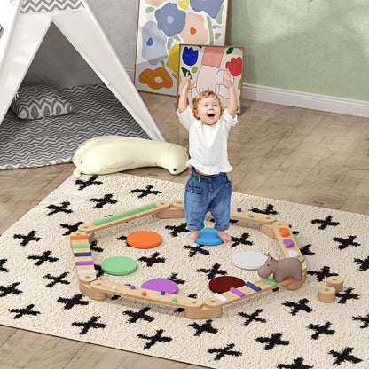 Kids Balance Beam with Stepping Stones