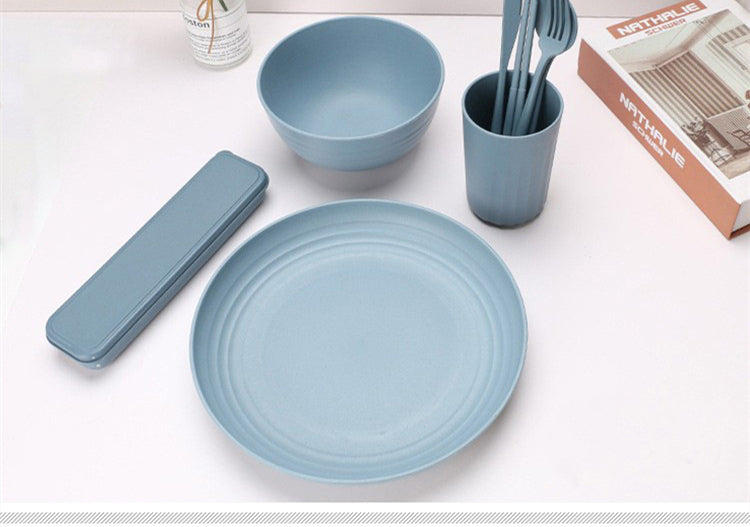 Wheat Straw Cutlery Set – 32 Pieces