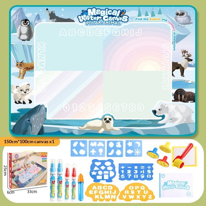 Large Reusable Water Canvas Drawing Mat