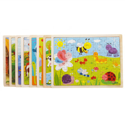 Wooden Early Education Puzzle Set