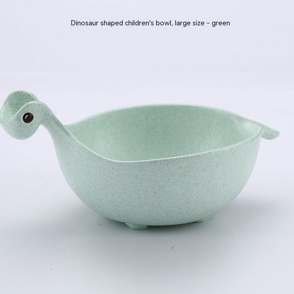Cute Dinosaur Wheat Straw Bowl