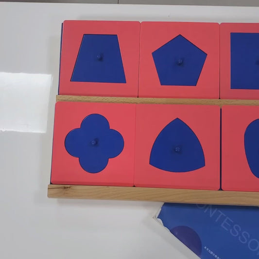 Sensory Teaching Iron Geometric Panel Montessori