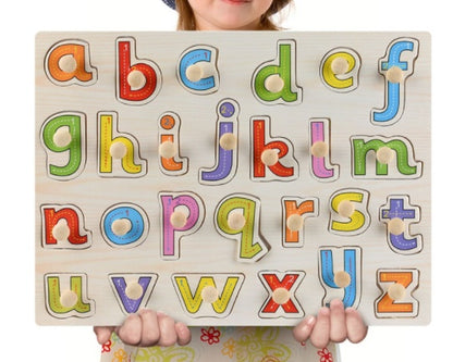 Animal Alphabet Wooden Puzzle Toy