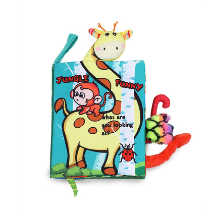 Animal Tail Cloth Book – Early Education Toy