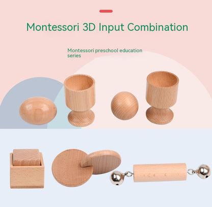 Montessori Teaching Aids Infant Wooden Interactive Educational Toys