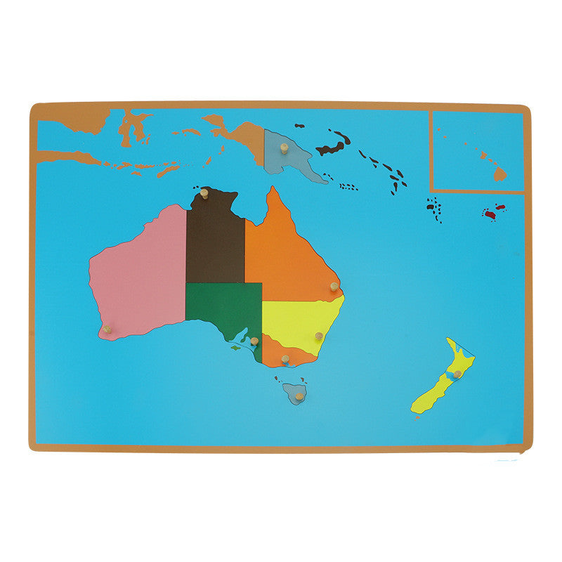 Montessori Science And Culture World Map Panel Toy